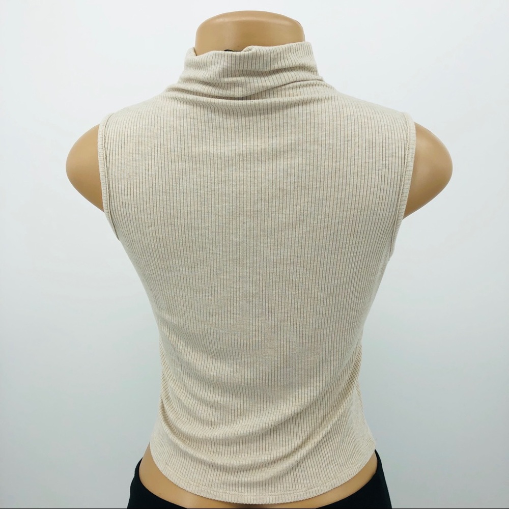 Turtle Neck Crop Top - Picture 5 of 6